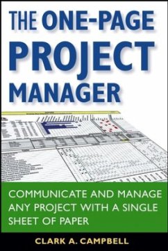 The One-Page Project Manager - Campbell, Clark A.