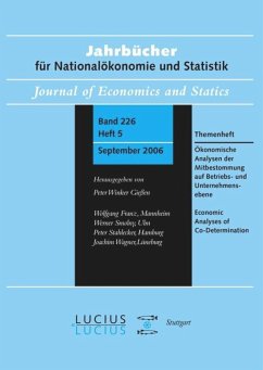 Ökonomische Analysen der Mitbestimmung auf Betriebs- und Unternehmensebene