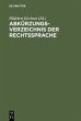 Abkürzungsverzeichnis der Rechtssprache - Bild 1
