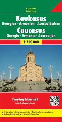 Kaukasus, Straßenkarte 1:700.000, freytag & berndt