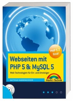 Cover Webseiten mit PHP 5 & MySQL 5, m. CD-ROM