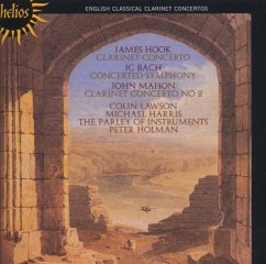 Englische Klassische Klarinettenkonzerte - Lawson/Holman/Parley Of Instruments/+