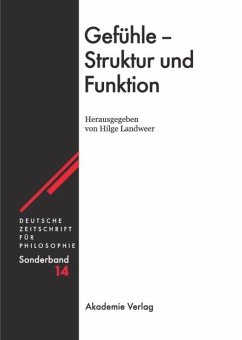 Gefühle - Struktur und Funktion - Landweer, Hilge (Hrsg.)