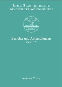 Band 12 - Berlin-Brandenburgische Akademie der Wissenschaften (Hrsg.)