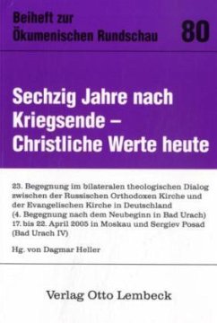 Cover Sechzig Jahre nach Kriegsende - Christliche Werte heute