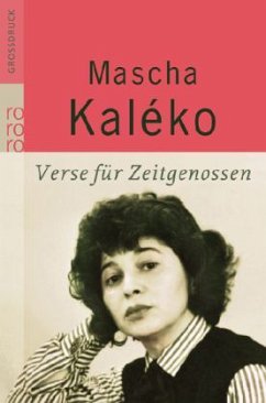 Verse für Zeitgenossen - Kaléko, Mascha