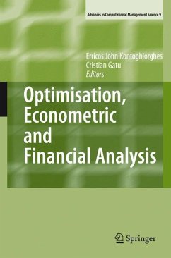 Optimisation, Econometric and Financial Analysis - Kontoghiorghes, Erricos J. / Gatu, Cristian (eds.)