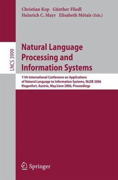 Natural Language Processing and Information Systems - Kop, Christian / Fliedl, Günther / Mayr, Heinrich C. / Métais, Elisabeth (eds.)