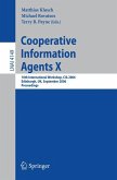 Cooperative Information Agents X