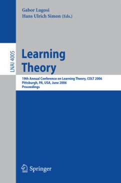 Learning Theory - Simon, Hans Ulrich / Lugosi, Gábor (eds.)