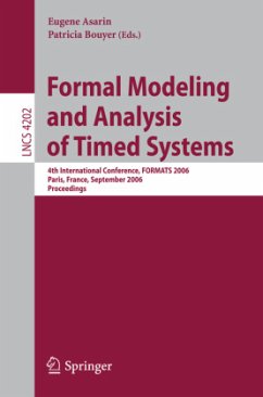 Formal Modeling and Analysis of Timed Systems - Asarin, Eugene / Bouyer, Patricia