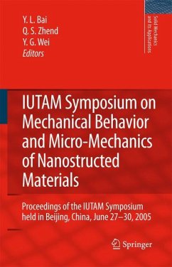 IUTAM Symposium on Mechanical Behavior and Micro-Mechanics of Nanostructured Materials - Bai, Y.L. / Zheng, Q.S. / Wei, Y.G. (eds.)