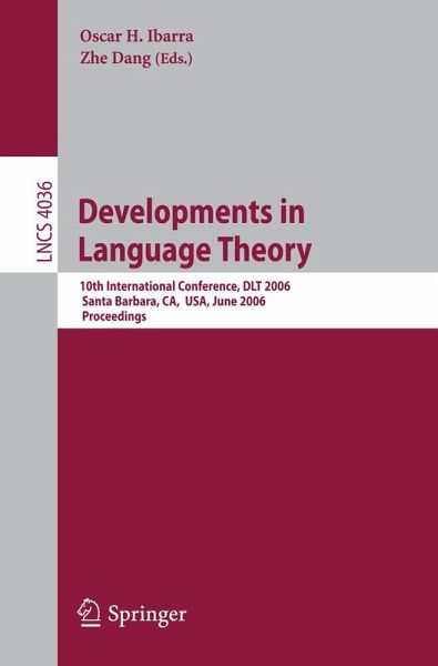 Developments in Language Theory Developments in Language Theory