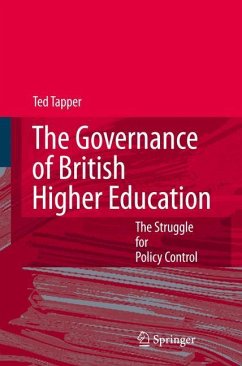 The Governance of British Higher Education - Tapper, Ted