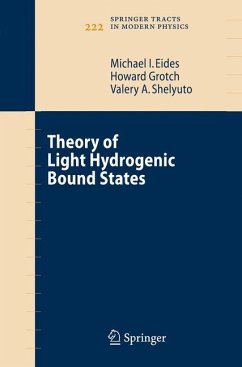 Theory of Light Hydrogenic Bound States - Eides, Michael I.;Shelyuto, Valery A.;Grotch, Howard