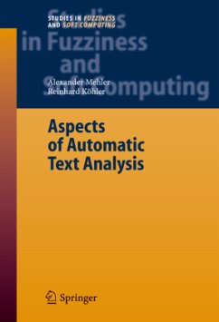 Aspects of Automatic Text Analysis - Mehler, Alexander / Köhler, Reinhard