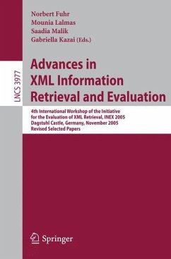 Advances in XML Information Retrieval and Evaluation - Fuhr, Norbert / Lalmas, Mounia / Malik, Saadia / Kazai, Gabriella (eds.)