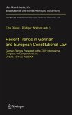 Recent Trends in German and European Constitutional Law