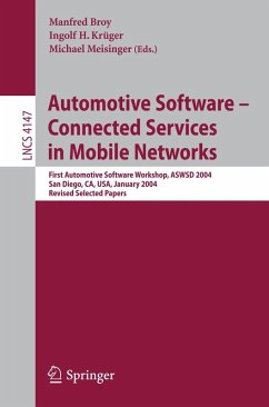 Automotive Software-Connected Services in Mobile Networks - Broy, Manfred / Krüger, Ingolf / Meisinger, Michael