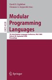 Modular Programming Languages