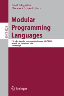 Modular Programming Languages - Lightfoot, David / Szyperski, Clemens (eds.)