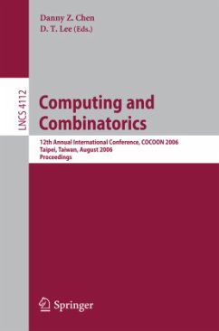 Computing and Combinatorics - Chen, Danny Z. / Lee, D.T.