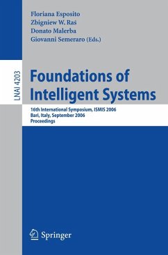 Foundations of Intelligent Systems - Esposito, Floriana / Ras, Zbigniew W. / Malerba, Donato / Semeraro, Giovanni