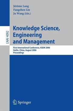 Knowledge Science, Engineering and Management - Lang, Jérôme / Lin, Fangzhen / Wang, Ju