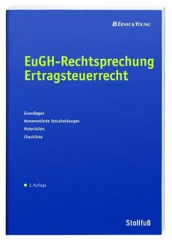 EuGH-Rechtsprechung Ertragssteuerrecht - Eicker, Klaus / Obser, Ralph
