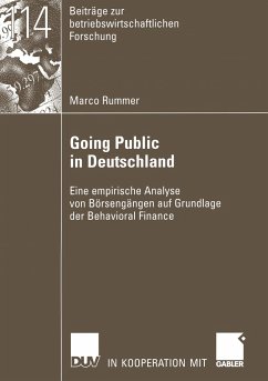 Going Public in Deutschland - Rummer, Marco
