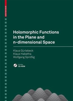 Holomorphic Functions in the Plane and n-dimensional Space - Gürlebeck, Klaus;Habetha, Klaus;Sprößig, Wolfgang