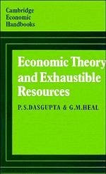 Cover Economic Theory and Exhaustible Resources