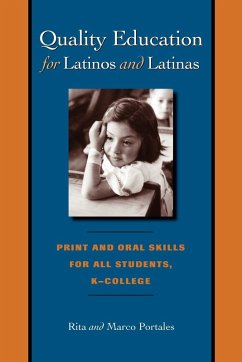 Cover Quality Education for Latinos and Latinas