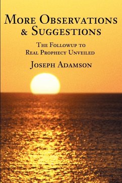 More Observations & Suggestions - Adamson, Joseph J.