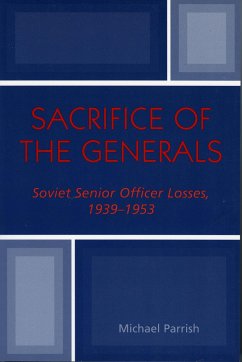 Sacrifice of the Generals - Parrish, Michael