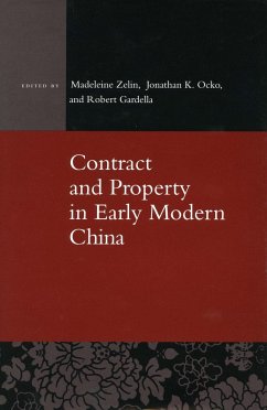 Contract and Property in Early Modern China