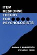 Item Response Theory for Psychologists - Bild 1