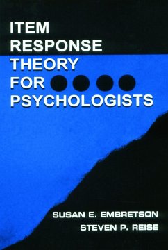 Item Response Theory - Embretson, Susan E; Reise, Steven P