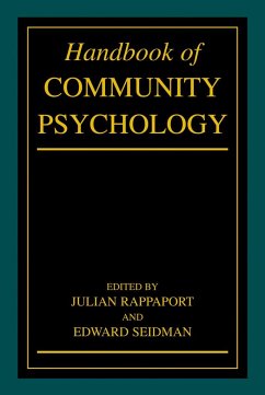 Handbook of Community Psychology - Rappaport, Julian / Seidman, Edward (eds.)