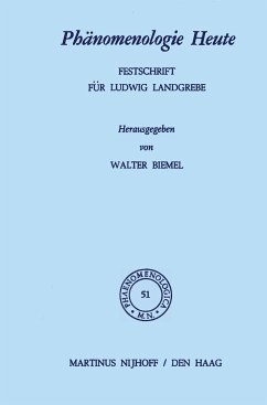 Phänomenologie Heute - Biemel, W. (Hrsg.)