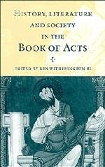 Cover History, Literature, and Society in the Book of Acts
