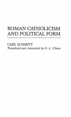 Cover Roman Catholicism and Political Form