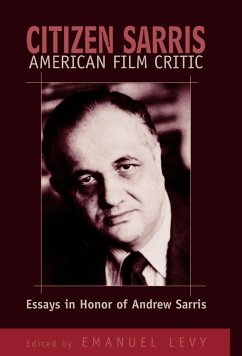 Citizen Sarris, American Film Critic - Levy, Emanuel; Scorsese, Martin