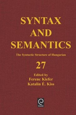 Cover The Syntactic Structure of Hungarian