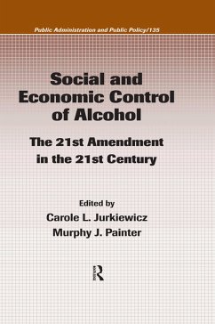 Social and Economic Control of Alcohol - Jurkiewicz, Carole L; Painter, Murphy J