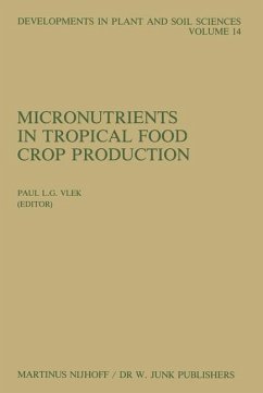 Micronutrients in Tropical Food Crop Production - Vlek, Paul L.G. (Hrsg.)