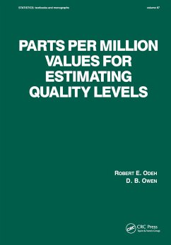 Parts Per Million Values for Estimating Quality Levels - Odeh, R E