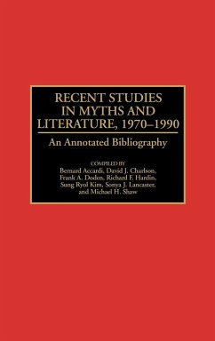 Recent Studies in Myths and Literature, 1970-1990 - Kim, Sung Ryol