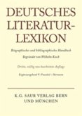 Fraenkel - Hermann / Deutsches Literatur-Lexikon Ergänzungsband IV