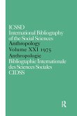 Ibss: Anthropology: 1975 Vol 21